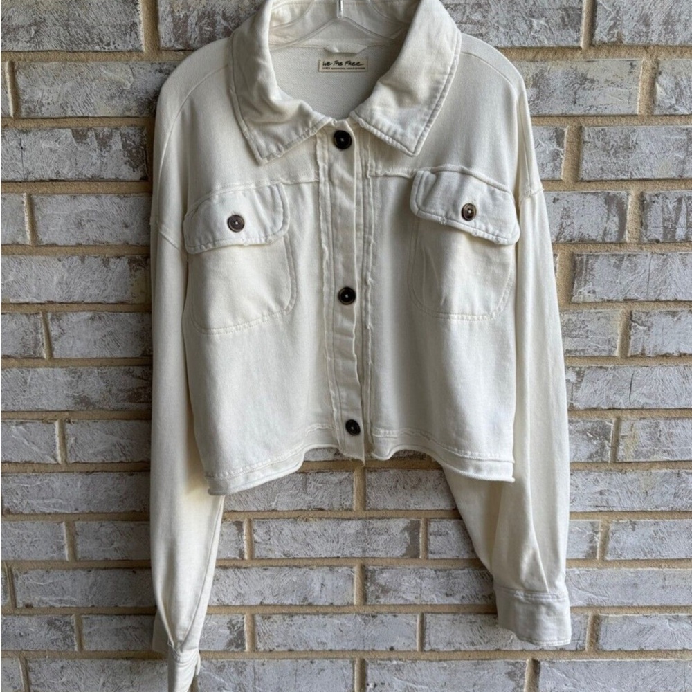 We The Free Off-White Utility Jacket